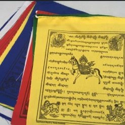 New Age Imports Meditation & Prayer Gifts Tibetan Prayer Flags 6" X 7"