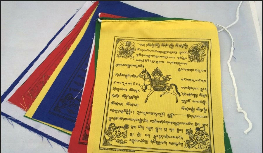 Cheapest 🎁 New Age Imports Meditation & Prayer Gifts Tibetan Prayer Flags 6" X 7" 🥰 3 New Age Imports Meditation & Prayer Gifts Tibetan Prayer Flags 6" X 7"