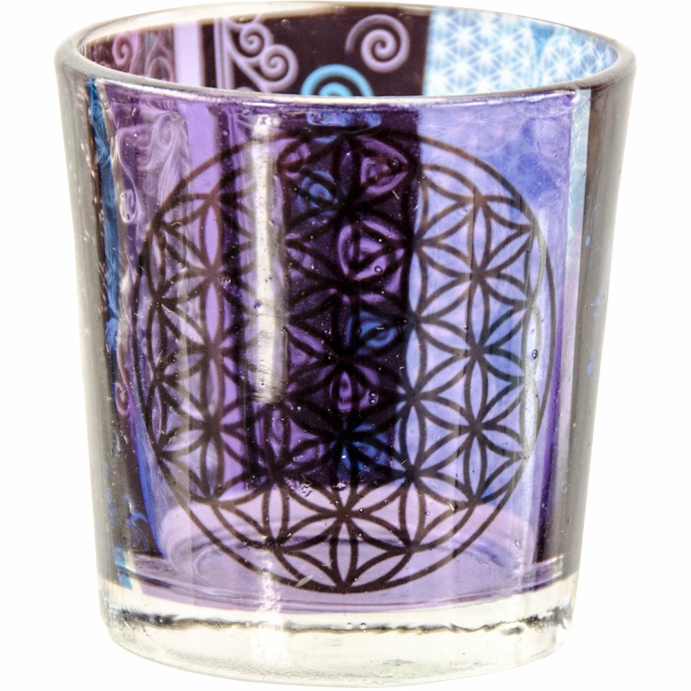 Top 10 🥰 Kheops International Flower Of Life Printed Glass Votive Candle Holder 💯 3 Kheops International Flower Of Life Printed Glass Votive Candle Holder