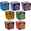 Kheops International Candles & Accessories Chakra Mini Glass Candle Holder Cubes