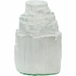 Kheops International Candles & Accessories Iceberg White Selenite Mini Candle Holder
