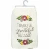 Best Pirce ๐คฉ Primitives By Kathy Thankful Grateful Blessed Dish Towel ๐ 2 Primitives By Kathy Thankful Grateful Blessed Dish Towel