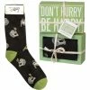 Top 10 ๐ Primitives By Kathy Don't Hurry Be Happy Sloth ๐งฆ Socks & Box Sign Gift Set Sale! โ๏ธ 2 Primitives By Kathy Don't Hurry Be Happy Sloth Socks & Box Sign Gift Set Sale!