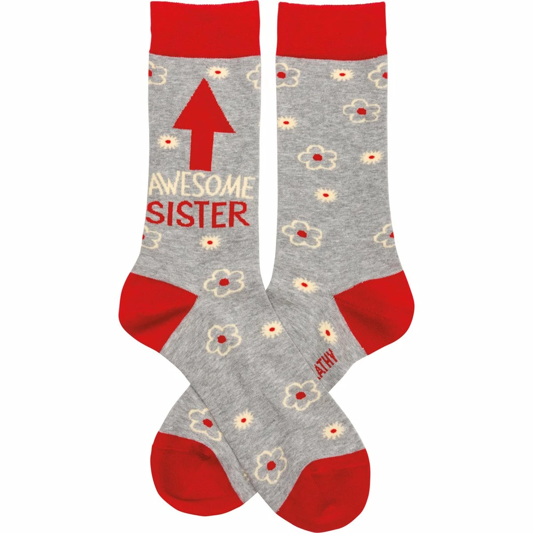 Cheapest ❤️ Primitives By Kathy Awesome Sister 🧦 Socks 🧨 3 Primitives By Kathy Awesome Sister Socks