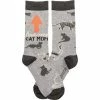 Primitives By Kathy Awesome Cat Mom Socks