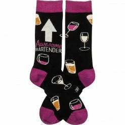Primitives By Kathy Awesome Bartender Socks