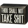 Deals ๐ฅ Primitives By Kathy Box Signs Thou Shall Not Take Shit Box Sign ๐ฅ 2 Primitives By Kathy Box Signs Thou Shall Not Take Shit Box Sign