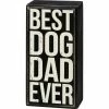 Primitives By Kathy Best Dog Dad Ever Box Sign Box Signs