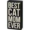 Primitives By Kathy Best Cat Mom Ever Box Sign Box Signs