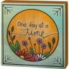 Primitives By Kathy One Day At A Time - Box Sign