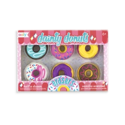 Ooly Dainty Donuts Vanilla-Scented Pencil Erasers Set Kids Crafts & Activities