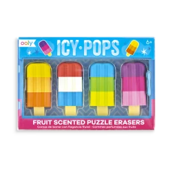 Ooly Icy Pops Fruit-Scented Popsicle Erasers Set