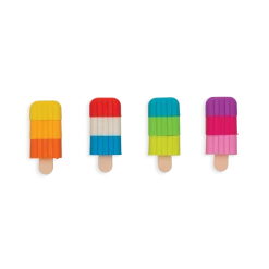Ooly Icy Pops Fruit-Scented Popsicle Erasers Set