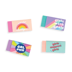 Ooly GRL PWR Girl Power Pencil Erasers Set Kids Crafts & Activities