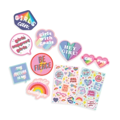 Ooly GRL PWR Girl Power Strawberry Scented Scratch 'n Sniff Stickers Kids Crafts & Activities