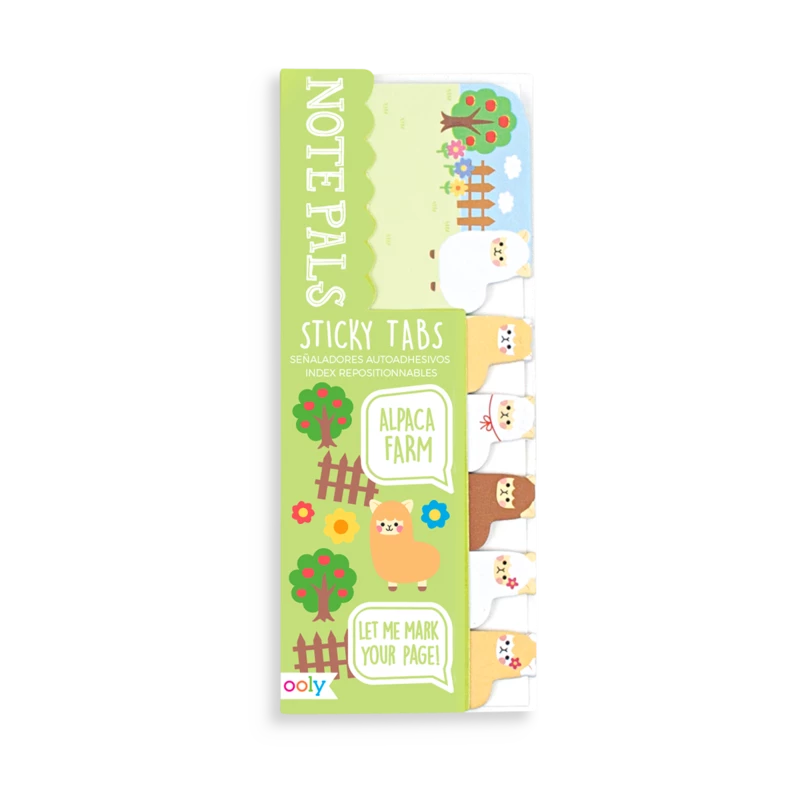 Coupon 😉 Ooly Note Pals Sticky Tabs - Alpaca Farm 😉 3 Ooly Note Pals Sticky Tabs - Alpaca Farm