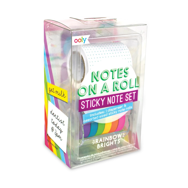 Outlet 🔔 Ooly Notes On A Roll Sticky Notes Set - Rainbow Brights Sale! 😀 3 Ooly Notes On A Roll Sticky Notes Set - Rainbow Brights Sale!