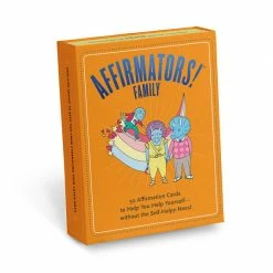 Knock Knock Sale! Affirmators! Family Deck: 50 Affirmation Cards On Kin Of All Kinds โ Without The Self-Helpy-Ness!