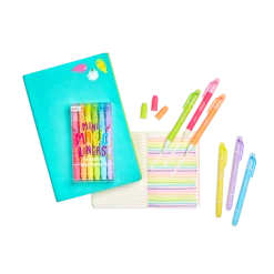 Ooly Mini Magic Liners Erasable Highlighters Set