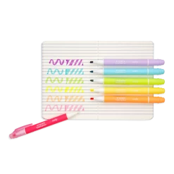 Ooly Mini Magic Liners Erasable Highlighters Set