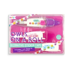 Ooly On A Roll Decorative Sticker Tape - Owls Sale!