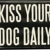 Primitives By Kathy Kiss Your Dog Daily Box Sign