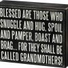 Primitives By Kathy Blessed Are Grandmothers! Box Sign