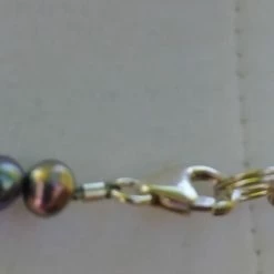 Dawn Welburn - Consignment Lavender Freshwater Pearl Necklace With Freeform Silver Pendant Local Artisan Handmade Gifts