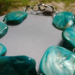 Outlet 😀 Dawn Welburn - Consignment Blue Shell Bracelet 💯 5 Dawn Welburn - Consignment Blue Shell Bracelet