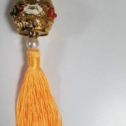 Creative Hand Nepal Wall/Car Hanging Golden Prayer Wheel Handcrafted In Nepal Meditation & Prayer Gifts