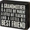 Primitives By Kathy Box Signs A Grandmother Is... Box Sign