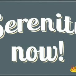 Ata Boy Seinfeld "Serenity Nows" Quote Magnet
