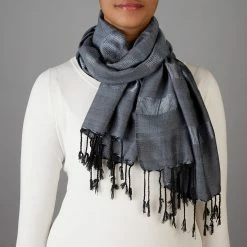 Ten Thousand Villages Mysterious Night Scarf Handcrafted In Egypt