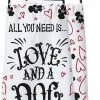 Primitives By Kathy Sale! All You Need Is... Love And A Dog Dish Towel
