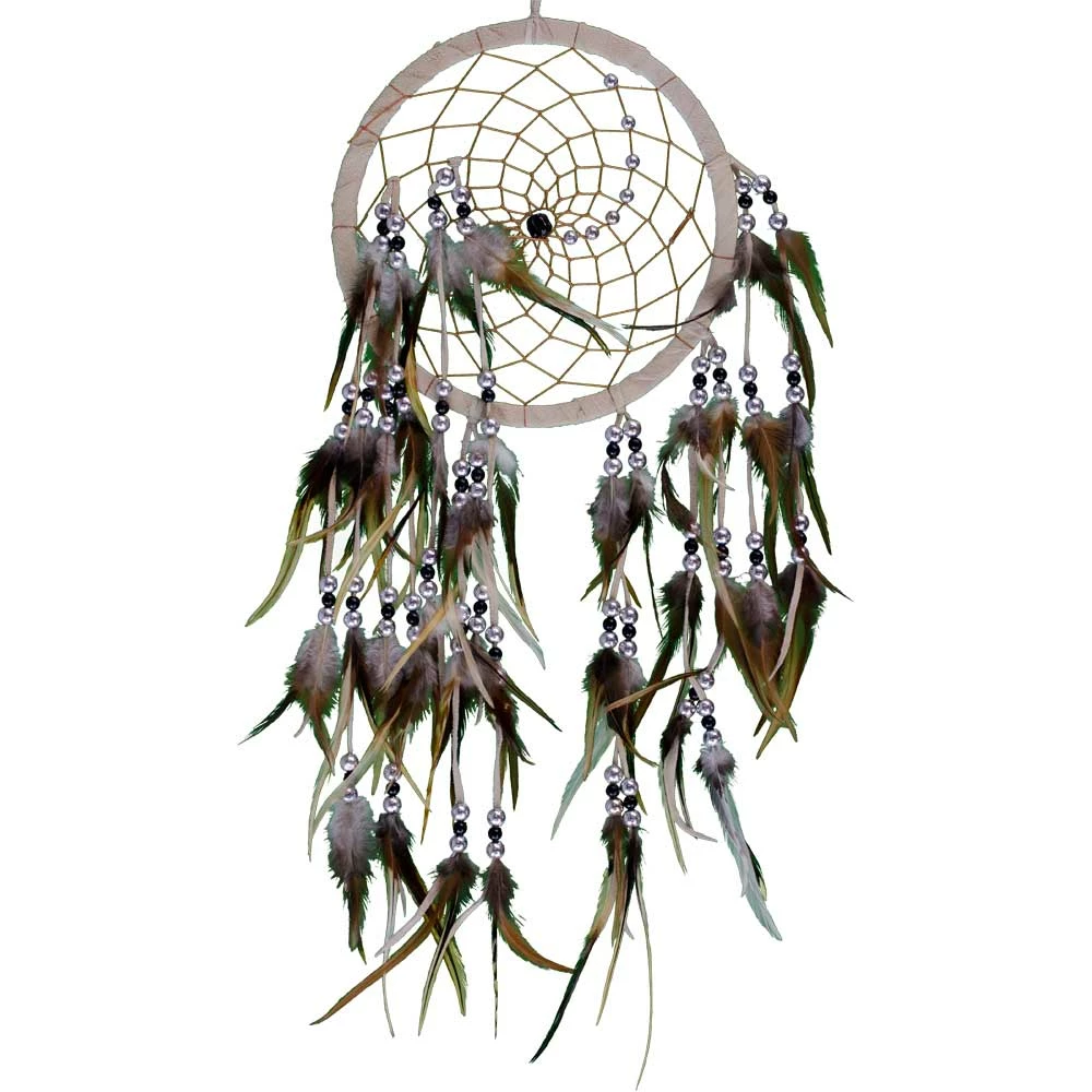 Best reviews of ๐ Kheops International Wood Whisper Silver & Black Beads Natural Dreamcatcher ๐ 3 Kheops International Wood Whisper Silver & Black Beads Natural Dreamcatcher