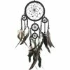 Kheops International Black Beaded Dreamcatcher Dreamcatcher Gifts