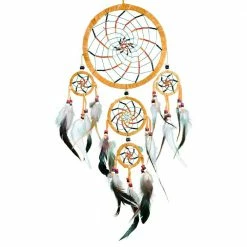 Kheops International Spiral Beaded Dreamcatcher