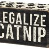 Flash Sale ⭐ Primitives By Kathy Legalize Catnip ~ Box Sign 🌟 1 Primitives By Kathy Legalize Catnip ~ Box Sign