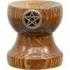 Kheops International Metaphysical & Divination Gifts Wood Sphere Stand With Pentacle Chalice