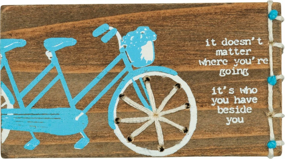 Discount ๐ Primitives By Kathy It's Who You Have Beside You - Stitched Block Magnet ๐ 3 Primitives By Kathy It's Who You Have Beside You - Stitched Block Magnet