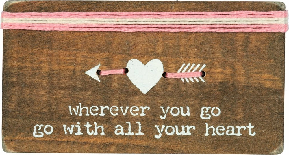 Best reviews of 😉 Primitives By Kathy Sale! Go With All Your Heart - Stitched Block Magnet 😀 3 Primitives By Kathy Sale! Go With All Your Heart - Stitched Block Magnet