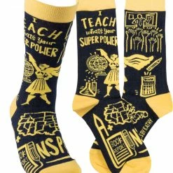 Primitives By Kathy I Teach What's Your Super Power Socks Socks! Socks! Socks!