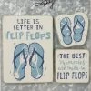 Primitives By Kathy Life Is Better In Flip Flops - Magnet Set
