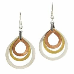 Ten Thousand Villages Global Fair Trade Gifts Raindrop Earrings Handcrafted In Kenya