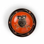 Ten Thousand Villages Global Fair Trade Gifts Owl Kisii Stone Ring & Jewelry Dish Handcrafted In Kenya
