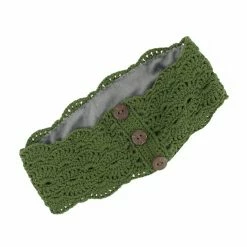 Ten Thousand Villages Crocheted Evergreen Headband Handcrafted In Vietnam Global Fair Trade Gifts