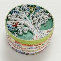 Ten Thousand Villages Love The Earth Paper Box Handcrafted In Vietnam Global Fair Trade Gifts