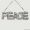 Top 10 π Ten Thousand Villages Global Fair Trade Gifts Inspiring News "PEACE" Wall Art Handcrafted In Vietnam π 1 Ten Thousand Villages Global Fair Trade Gifts Inspiring News "PEACE" Wall Art Handcrafted In Vietnam