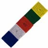 Kheops International Tibetan Prayer Flags ~ 25 Flaps 144" Traditional Flags Meditation & Prayer Gifts