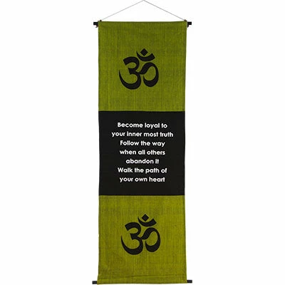 Cheapest ๐ Kheops International Path Of Your Heart Cotton Inspirational Banner New Arrivals! โ 3 Kheops International Path Of Your Heart Cotton Inspirational Banner New Arrivals!